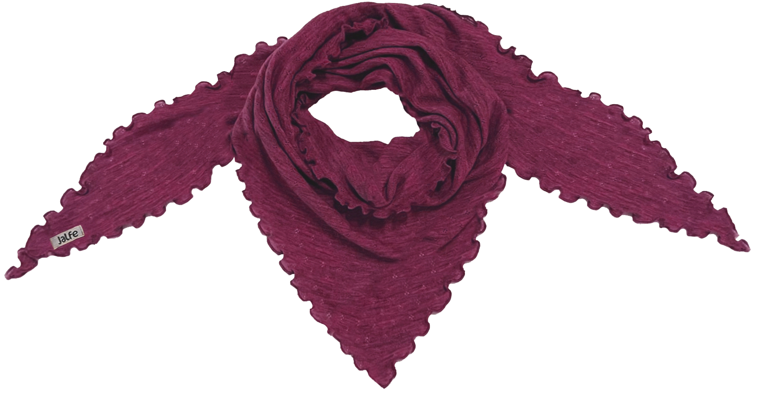 Scarf eyelet merino